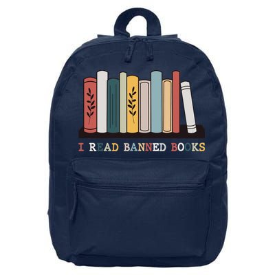 I Read Banned Books Week Librarian Reader Nerd 16 in Basic Backpack