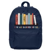 I Read Banned Books Week Librarian Reader Nerd 16 in Basic Backpack
