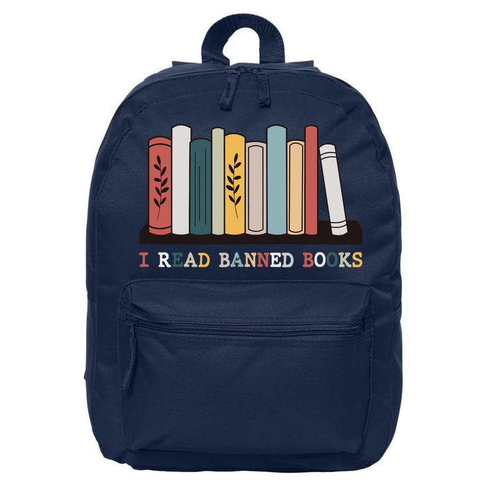 I Read Banned Books Week Librarian Reader Nerd 16 in Basic Backpack