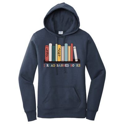 I Read Banned Books Week Librarian Reader Nerd Women's Pullover Hoodie