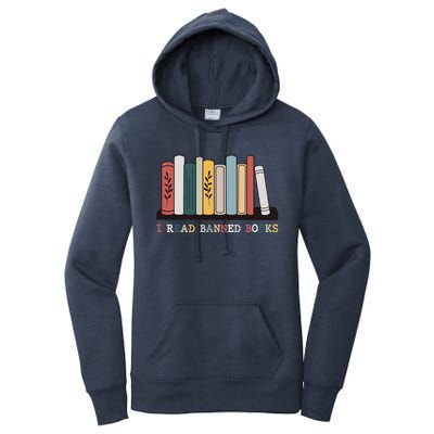 I Read Banned Books Week Librarian Reader Nerd Women's Pullover Hoodie