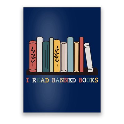 I Read Banned Books Week Librarian Reader Nerd Poster