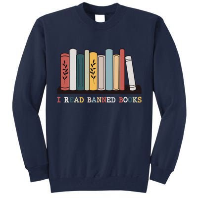I Read Banned Books Week Librarian Reader Nerd Tall Sweatshirt