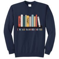 I Read Banned Books Week Librarian Reader Nerd Tall Sweatshirt