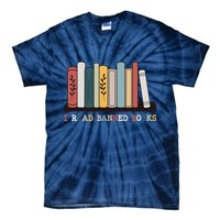 I Read Banned Books Week Librarian Reader Nerd Tie-Dye T-Shirt