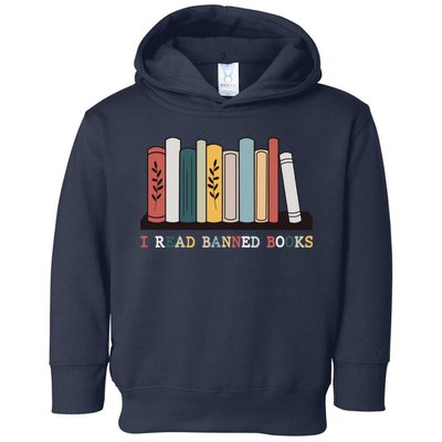I Read Banned Books Week Librarian Reader Nerd Toddler Hoodie