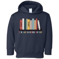 I Read Banned Books Week Librarian Reader Nerd Toddler Hoodie