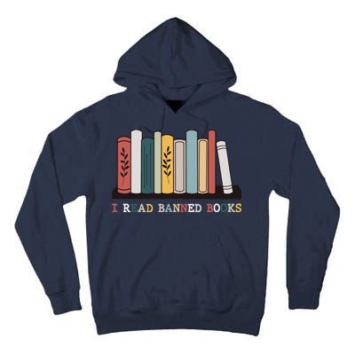I Read Banned Books Week Librarian Reader Nerd Tall Hoodie