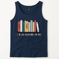 I Read Banned Books Week Librarian Reader Nerd Tank Top