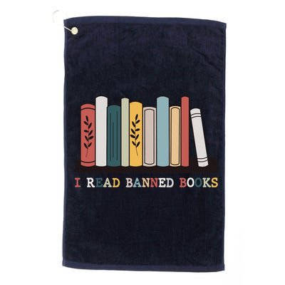 I Read Banned Books Week Librarian Reader Nerd Golf Towel