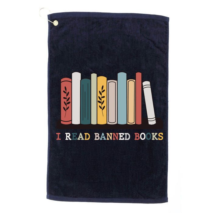 I Read Banned Books Week Librarian Reader Nerd Golf Towel