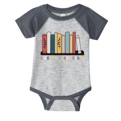 I Read Banned Books Week Librarian Reader Nerd Infant Baby Jersey Bodysuit