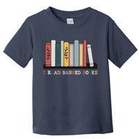 I Read Banned Books Week Librarian Reader Nerd Toddler T-Shirt