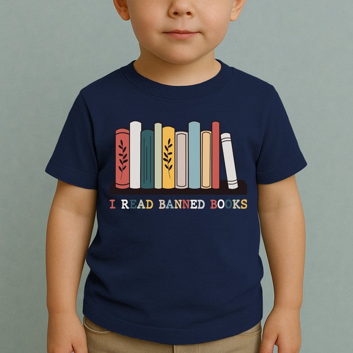 I Read Banned Books Week Librarian Reader Nerd Toddler T-Shirt
