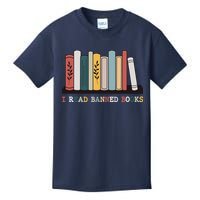I Read Banned Books Week Librarian Reader Nerd Kids T-Shirt