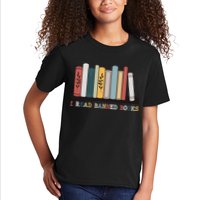 I Read Banned Books Week Librarian Reader Nerd Kids T-Shirt
