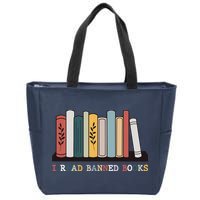 I Read Banned Books Week Librarian Reader Nerd Zip Tote Bag
