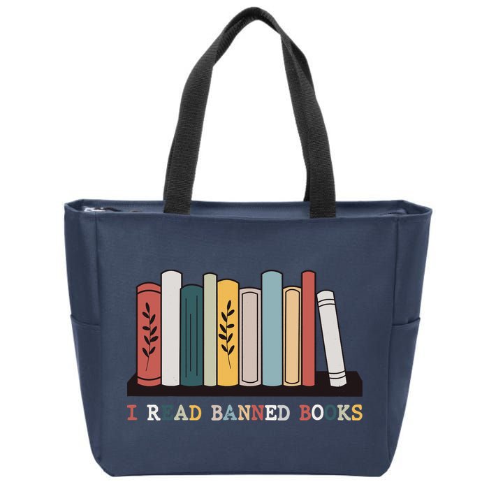 I Read Banned Books Week Librarian Reader Nerd Zip Tote Bag