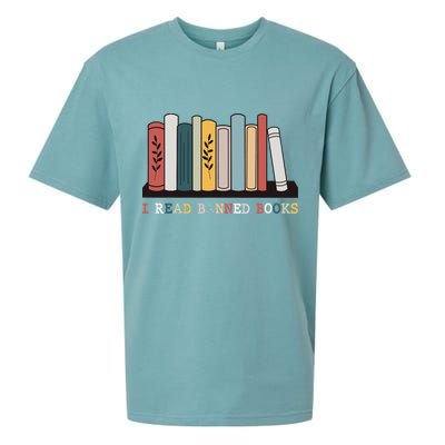 I Read Banned Books Week Librarian Reader Nerd Sueded Cloud Jersey T-Shirt