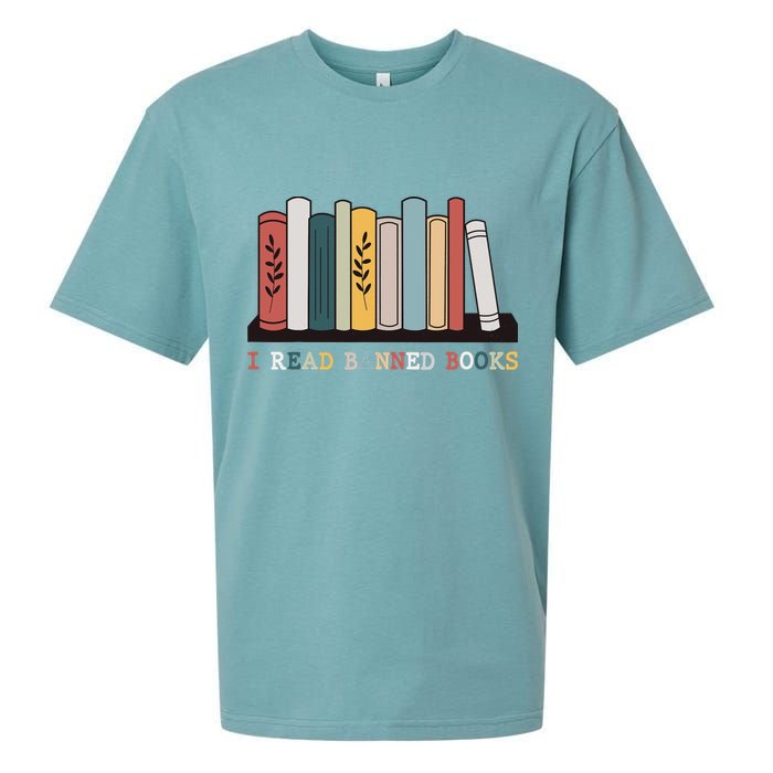 I Read Banned Books Week Librarian Reader Nerd Sueded Cloud Jersey T-Shirt