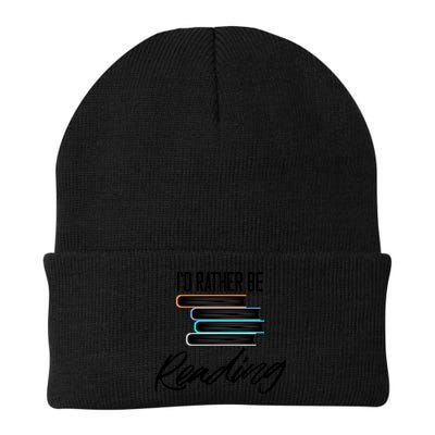 Id Rather Be Reading Book Lover Gift For Readers Cool Gift Beanie