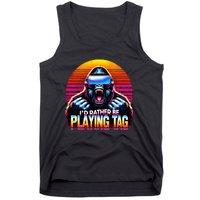 I’D Rather Be Playing Tag Gorilla Meme Vr Gamer Tank Top