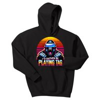 I’D Rather Be Playing Tag Gorilla Meme Vr Gamer Kids Hoodie