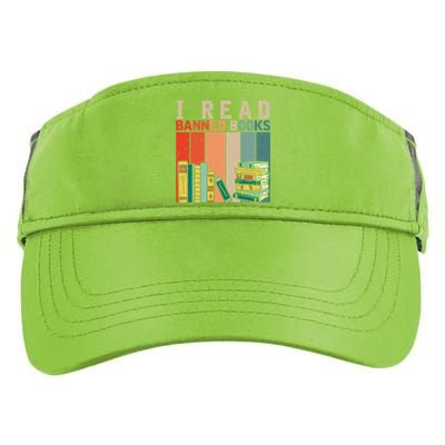 I Read Banned Books Reader Bookworm Gift Adult Drive Performance Visor