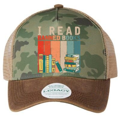 I Read Banned Books Reader Bookworm Gift Legacy Tie Dye Trucker Hat