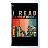 I Read Banned Books Reader Bookworm Gift Golf Towel