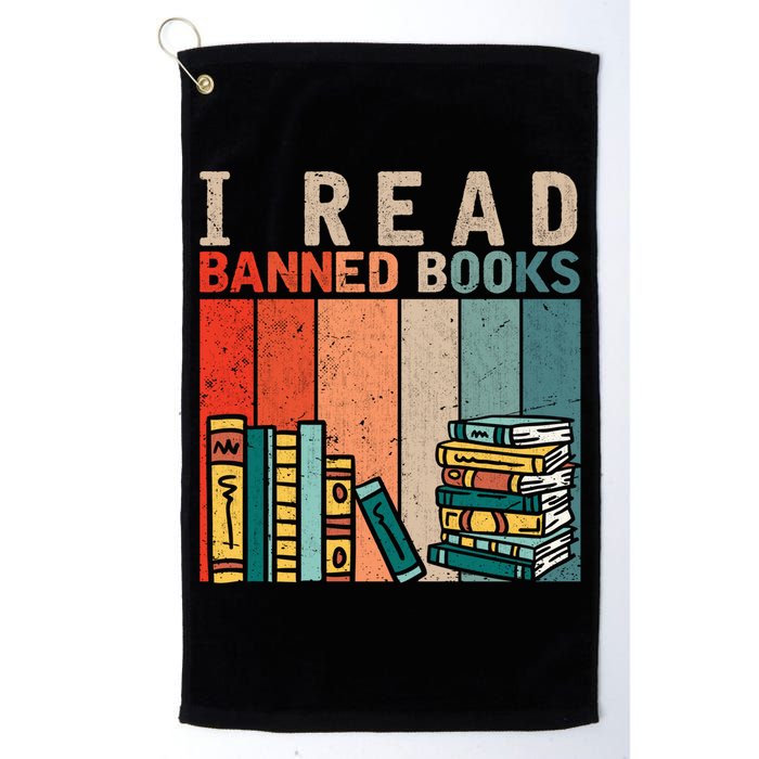 I Read Banned Books Reader Bookworm Gift Golf Towel