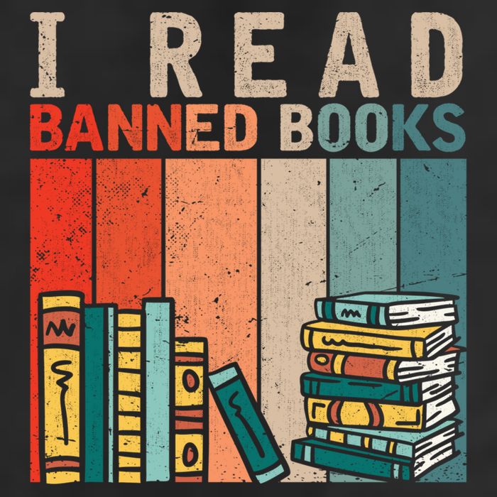 I Read Banned Books Reader Bookworm Gift Golf Towel