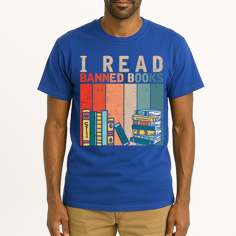 I Read Banned Books Reader Bookworm Gift Tall T-Shirt