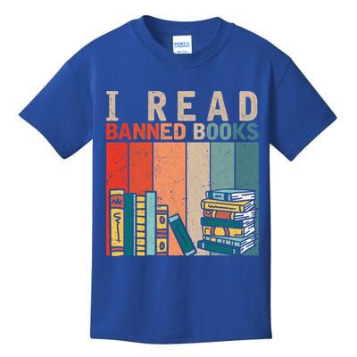 I Read Banned Books Reader Bookworm Gift Kids T-Shirt