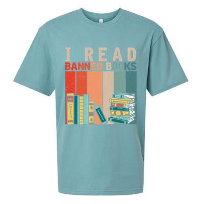 I Read Banned Books Reader Bookworm Gift Sueded Cloud Jersey T-Shirt