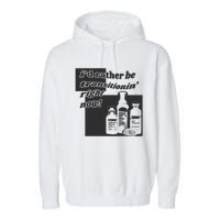 Id Rather Be Transitionin Right Now Garment-Dyed Fleece Hoodie