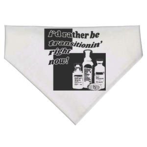 Id Rather Be Transitionin Right Now USA-Made Doggie Bandana