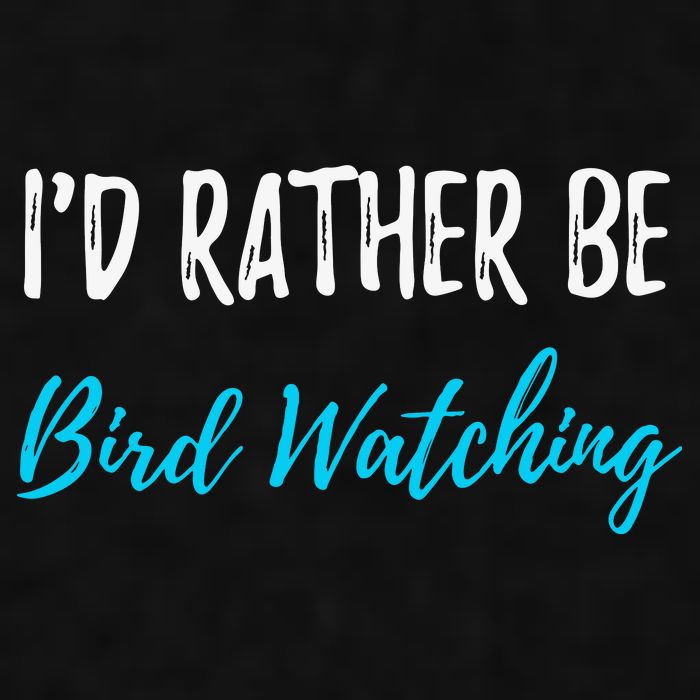 I'd Rather Be Bird Watching Funny Bird Watcher Gift Ladies PosiCharge Tri-Blend Wicking Tank