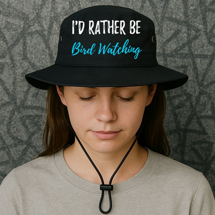 I'd Rather Be Bird Watching Funny Bird Watcher Gift Bucket Hat