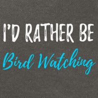 I'd Rather Be Bird Watching Funny Bird Watcher Gift Cotton Canvas Backpack