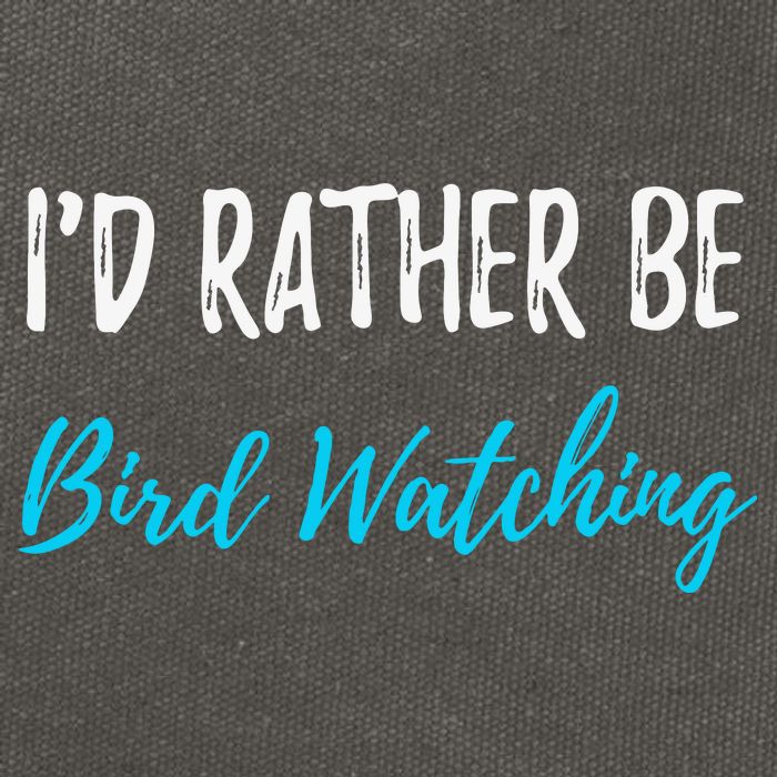 I'd Rather Be Bird Watching Funny Bird Watcher Gift Cotton Canvas Backpack