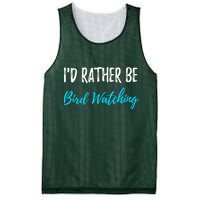 I'd Rather Be Bird Watching Funny Bird Watcher Gift Mesh Reversible Basketball Jersey Tank