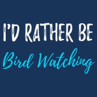 I'd Rather Be Bird Watching Funny Bird Watcher Gift Infant Baby Jersey Bodysuit