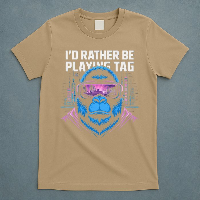 Id Rather Be Playing Tag VR Gaming T-Shirt