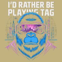 Id Rather Be Playing Tag VR Gaming T-Shirt