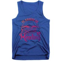 Id Rather Be Reading Book Lover Pile Of Books Gift Tank Top