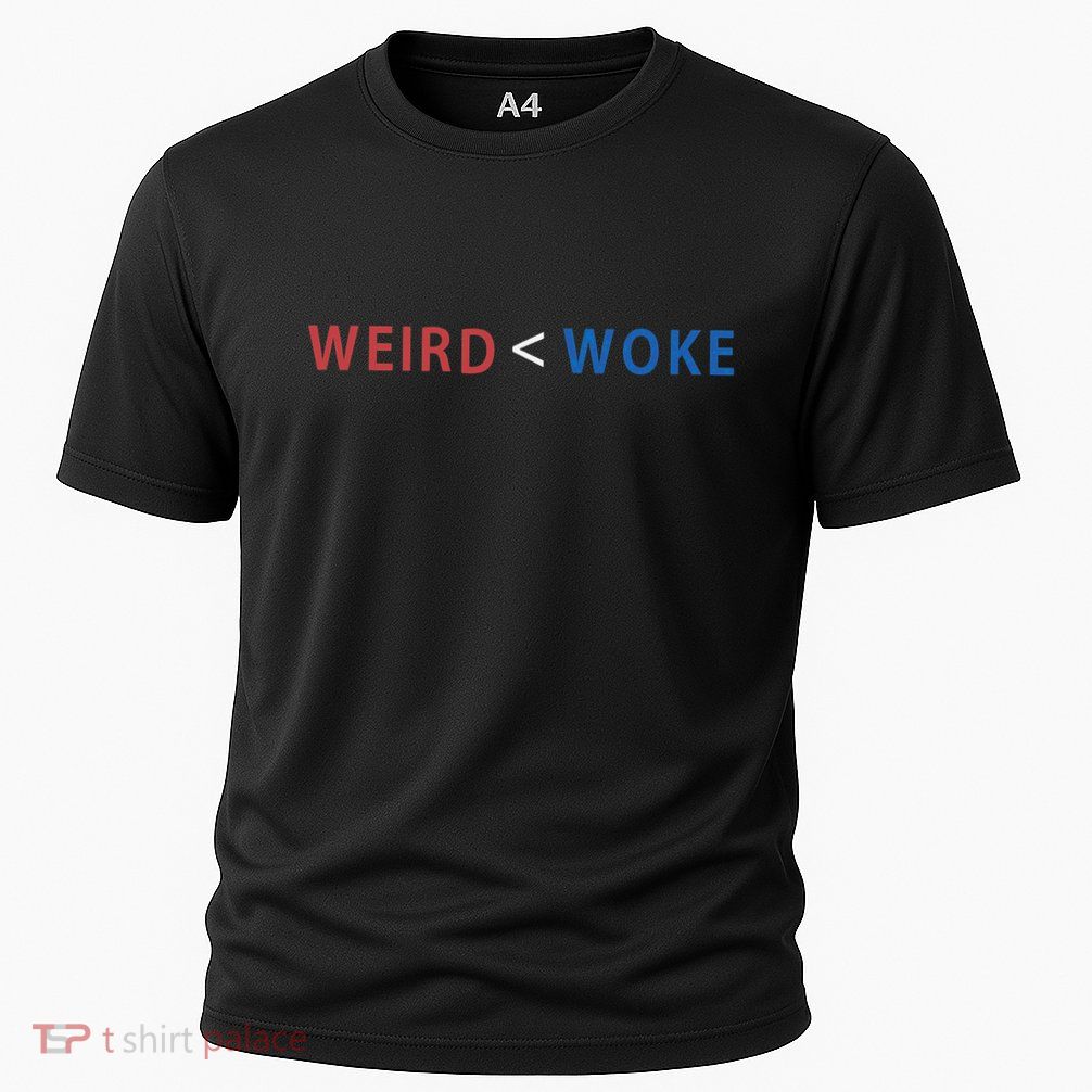 ID Rather Be Woke Than Weird Funny Political Performance Shirt