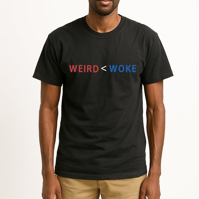 ID Rather Be Woke Than Weird Funny Political Tall T-Shirt