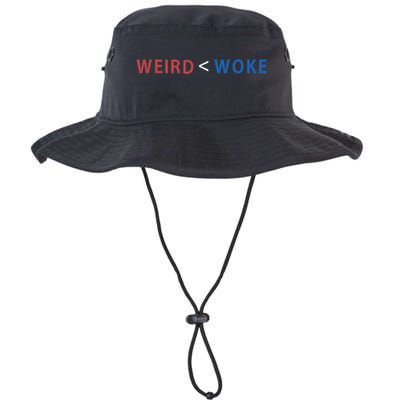 ID Rather Be Woke Than Weird Funny Political Bucket Hat