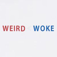 ID Rather Be Woke Than Weird Funny Political Garment-Dyed Sweatshirt